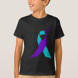 Camiseta Fita de Sensibilização para o Suicídio do Semicolã