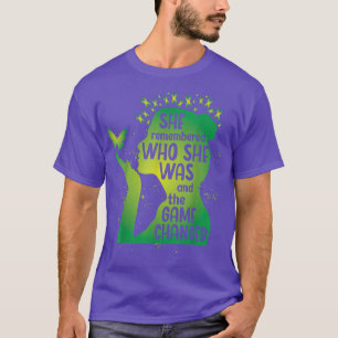 Camiseta Fita de Sensibilização Verde Borboleta Saúde Menta