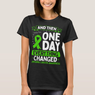 Camiseta Fita de Sobrevivência do Guerreiro do Cancer Linf