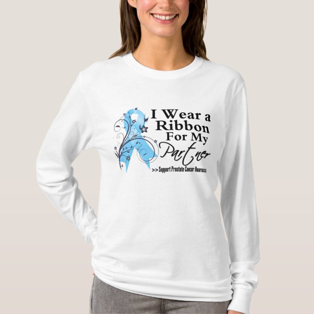 Camiseta Fita do cancro da próstata do sócio (Frente)