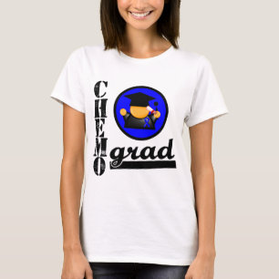 Camiseta Fita do cancro do cólon do formando de Chemo