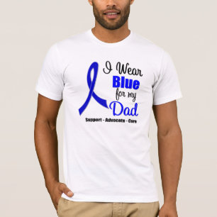Camiseta Fita do cancro do cólon para meu pai