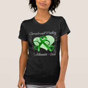 Camiseta Fita do coração - consciência da paralisia