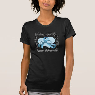 Camiseta Fita do coração - consciência do cancro da