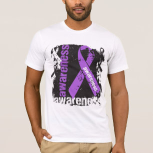 Camiseta Fita do Grunge da consciência da doença de