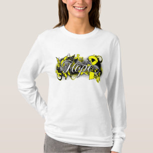 Camiseta Fita do jardim da esperança da prevenção do