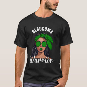 Camiseta Fita do Mês de Conscientização do Glaucoma Guerrei
