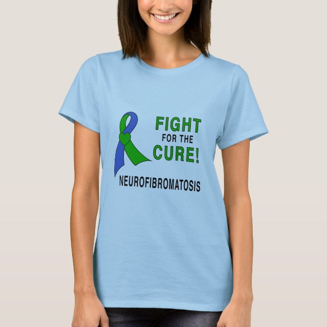 Camiseta Fita do Neurofibromatosis: Luta para a cura! (Frente)