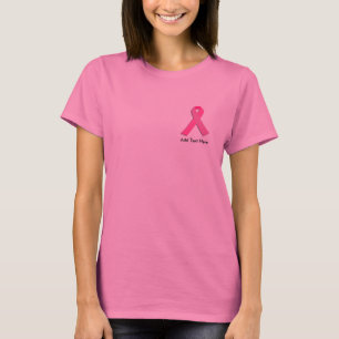 Camiseta Fita do rosa da consciência do cancro da mama