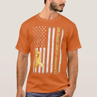 Camiseta fita em uma bandeira, Consciência do cancer da inf