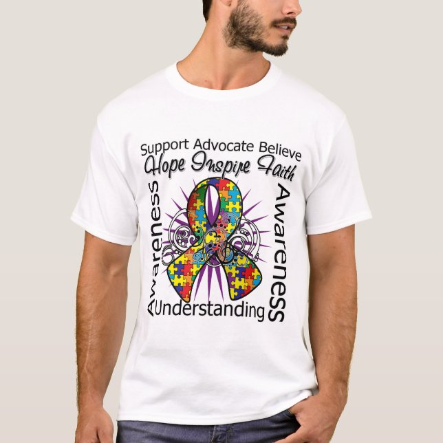 Camiseta Fita espiral das inspirações da síndrome de (Frente)
