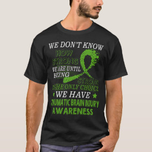 Camiseta Fita forte da consciência do verde da consciênci