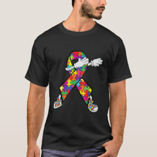Camiseta Fita Infantil de Conscientização do Autismo Peça d