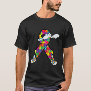 Camiseta Fita Infantil de Conscientização do Autismo Peça d