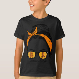 Camiseta Fita Laranja Sobrevivente de Esclerose Múltipla Fe