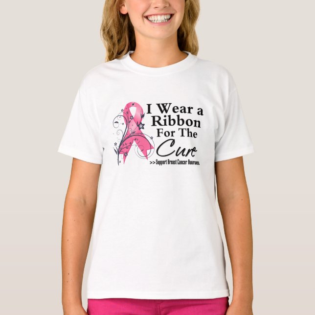 Camiseta Fita Para O Curto - Cancer Da Mama (Frente)