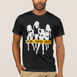 Camiseta Fita Policial - CUIDADO<br><div class="desc">Divertido para os Festas de Bachelor,  Break de primavera e outros eventos de grupos selvagens. Meninas em roupas de praia de Bikini com polícia amarela não cruzam fitas fazem nenhum evento mais divertido!</div>