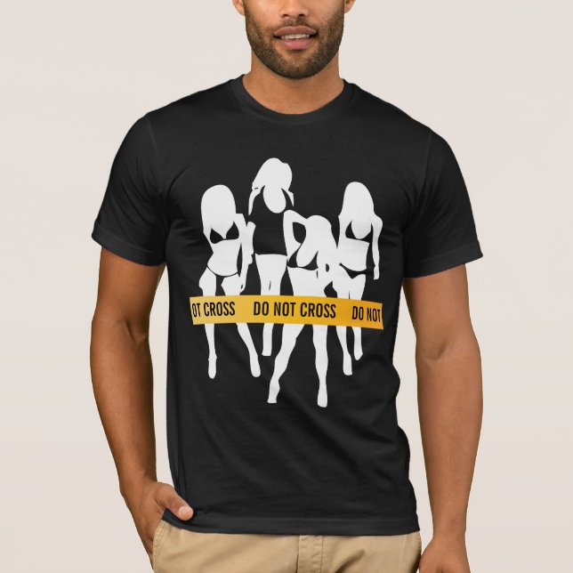 Camiseta Fita Policial - Não Atravesse (Frente)
