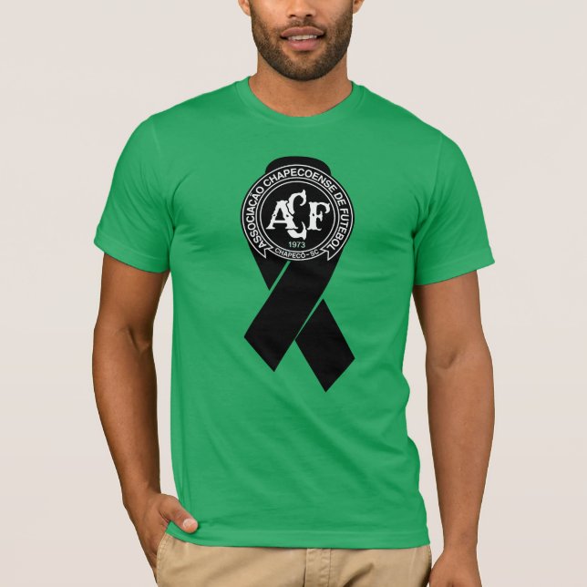 Camiseta Fita preta de Chapecoense (Frente)