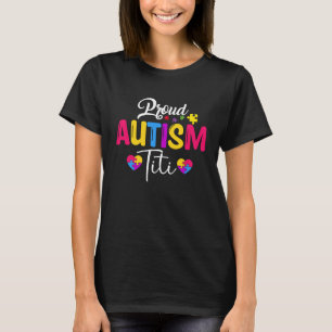 Camiseta Fita Puzzle de Conscientização do Autismo Orgulhos