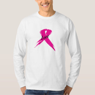 Camiseta Fita Rosa Adora Leve Longa Unisex