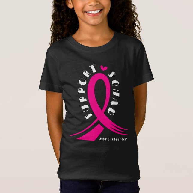 Camiseta Fita Rosa apoio ao cancer de mama (Frente)