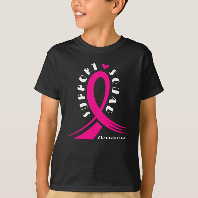 Camiseta Fita Rosa apoio ao cancer de mama (Frente)