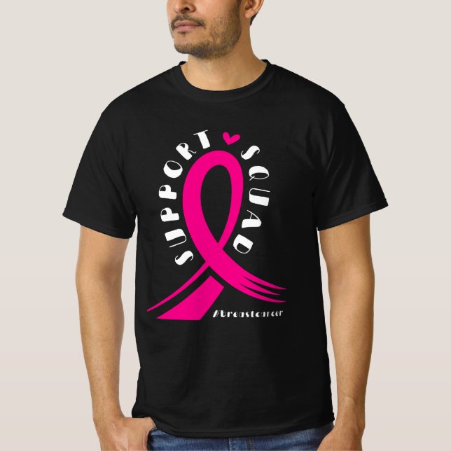 Camiseta Fita Rosa apoio ao cancer de mama (Frente)