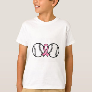Camiseta Fita Rosa-Beisebol Luta Contra O Cancer Legal Da M