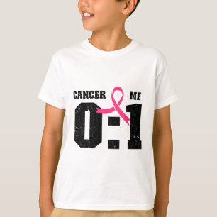 Camiseta Fita Rosa de Consciência do Cancer da Mama - Cance