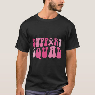 Camiseta Fita Rosa de Consciência do Cancer de Mama de Supo