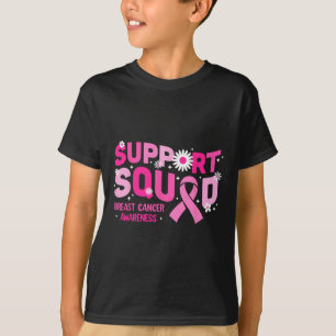 Camiseta Fita Rosa de Consciência do Cancer de Mama de Supo