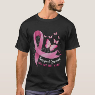 Camiseta Fita Rosa de Consciência do Cancer de Mama de Supo