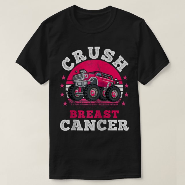 Camiseta Fita Rosa de Consciencialização do Cancer Mama por (Frente do Design)