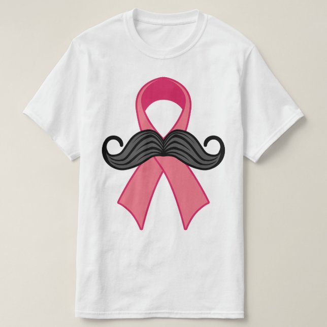 Camiseta Fita Rosa E Bigode (Frente do Design)