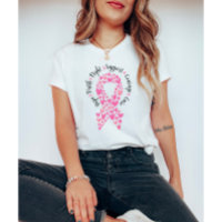 Fita Rosa e Corações Mês do Cancer da Mama