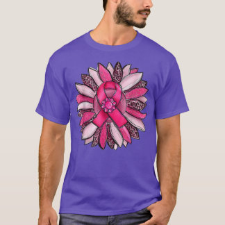 Camiseta Fita Rosa-Girassol Fita Rosa Sensibilização do Can