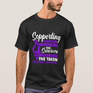Camiseta Fita Roxa de Conscientização sobre Superdose Vício