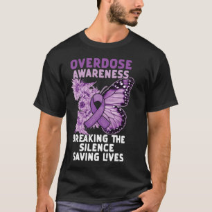 Camiseta Fita Roxa de Conscientização sobre Superose Vício
