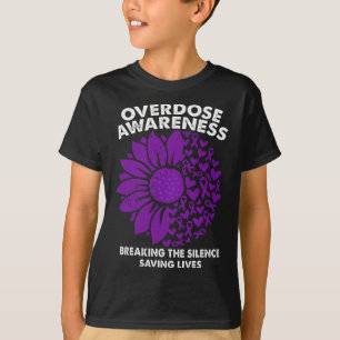 Camiseta Fita Roxa de Conscientização sobre Superose Vício
