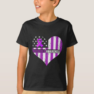 Camiseta Fita Roxa de Conscientização sobre Superose Vício 