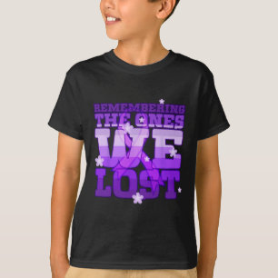 Camiseta Fita Roxa de Conscientização sobre Superose Vício