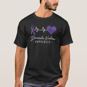 Camiseta Fita Roxa Roxa Awarenes Domésticos Contra Violênci