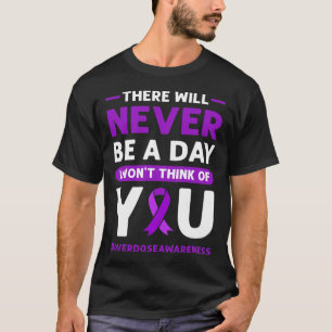 Camiseta Fita Roxa. Sensibilização para a Sobredosagem 2
