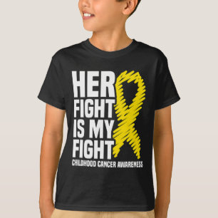 Camiseta Fita Sua Luta é Minha Luta Câncer Infantil Conscie