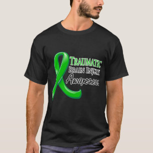 Camiseta Fita traumático da consciência da lesão cerebra