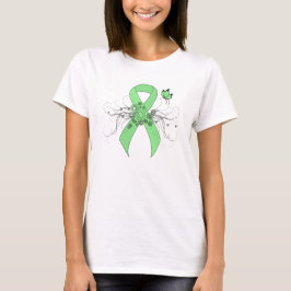 Camiseta Fita Verde Claro com Borboleta