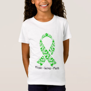Camiseta Fita verde da consciência da esperança