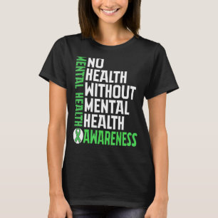 Camiseta Fita Verde de Sensibilização para a Saúde Mental N