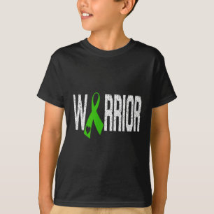 Camiseta Fita Verde do Coração Guerreiro da Doença Mitocond